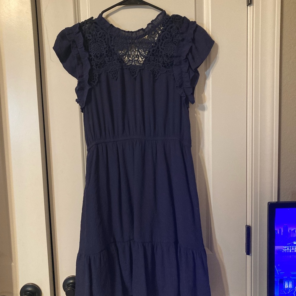 Navy Blue Kids Dress